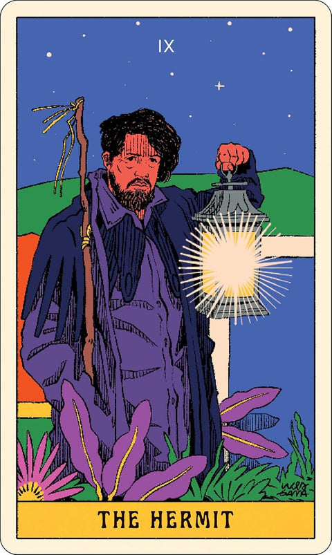 Mystical Forest taro kortos – 78 kortų Rider–Waite kaladė su anglišku vadovu