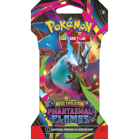 Pokemon TCG Phantasmal Flames Mega Evolution papildymo pakelis (EN)