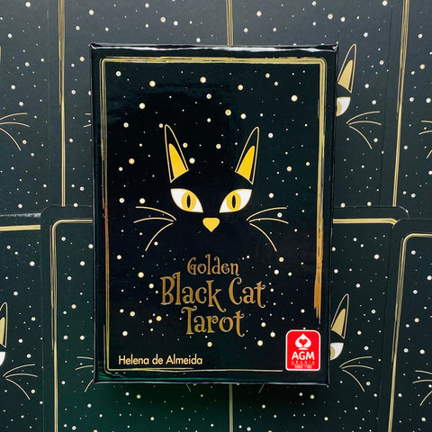 Golden Black Cat Tarott kortos
