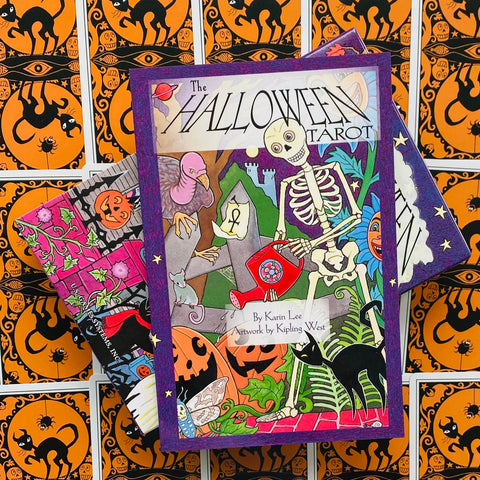 Halloween Deck book set Tarot kortų ir knygos rinkinys