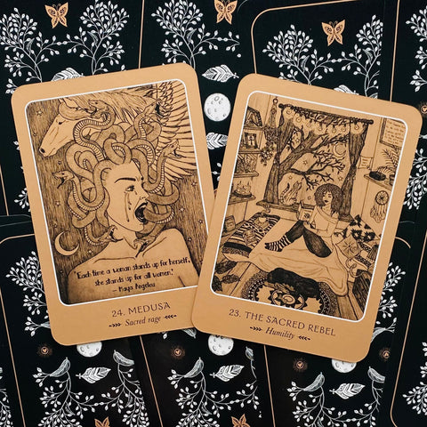 Wild Woman Oracle kortos