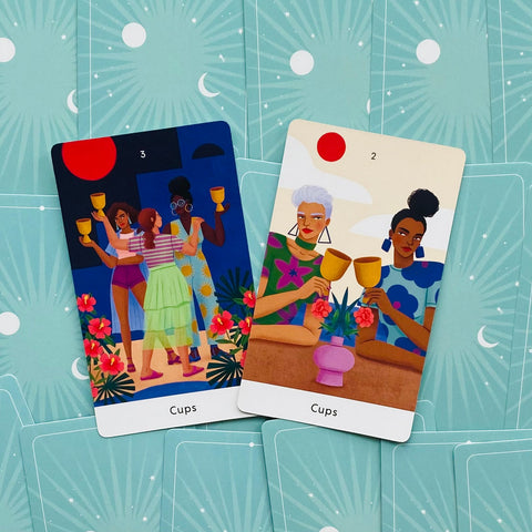 Tarott cards of Modern Goddesses kortos