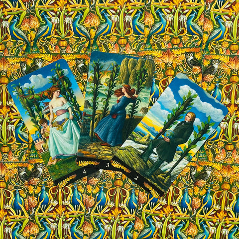 Pre-Raphaelite Tarot kortos
