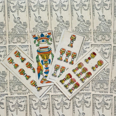 Tarotcchino Al Soldato Tarot kortos (Ribotas leidimas)