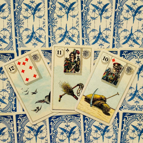 Grand Tableau Lenormand Oracle kortos