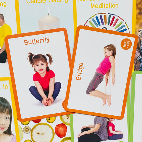 Yoga For Children kortos Adams Media