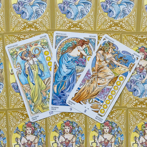 Tarott Art Nouveau kortos