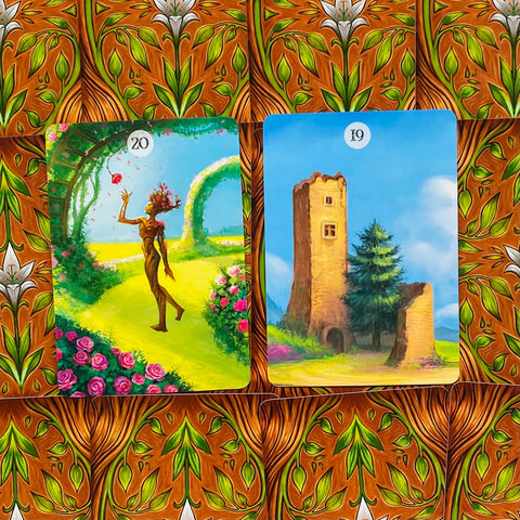 Herbs & Plants Lenormand oracle kortos