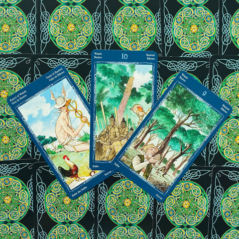 Tarott Of The Mystic Spiral kortos
