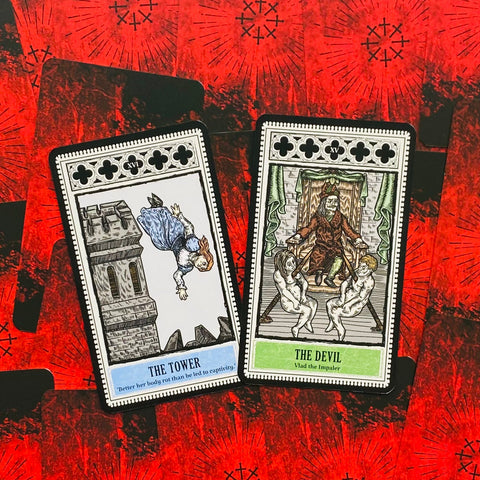 Vlad Dracula Tarot kortos