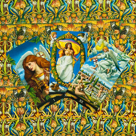 Pre-Raphaelite Tarot kortos
