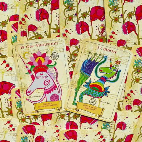 Enchanted Unicorn Oracle kortos