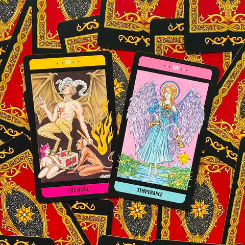 Mystical realm Tarot kortos