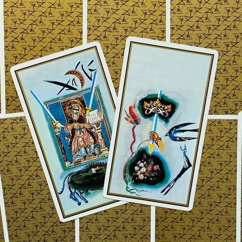 Tarott Universal Salvador Dali Gold edition Tarot kortos