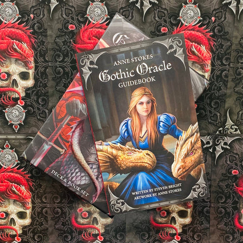 Anne Stokes Gothic Oracle Kortų ir knygos rinkinys