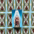 tarot kortos Tarot of the Angels mėlyname dėkle ant dekoratyvių kortų nugarėlių, dėžutė centre
