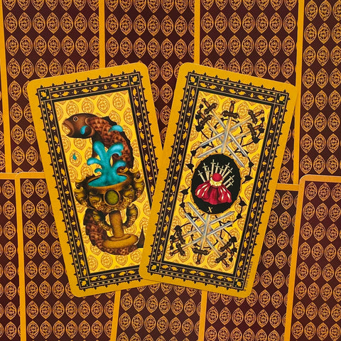 Medieval Cat Tarot kortos