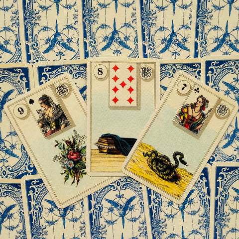 Grand Tableau Lenormand Oracle kortos