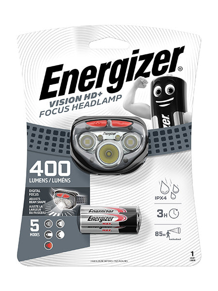 Energizer Vision HD+ Focus galvos žibintas 400 lm, IPX4