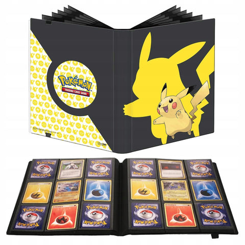 Pikachu Pokémon kortelių albumas PRO-Binder 9 kišenių (360 kortelių)