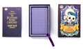 Tarot kaladė The Nightmare Before Christmas violetinėje dovanų dėžutėje su vadovėliu ir ornamentuotu kortų atlošu