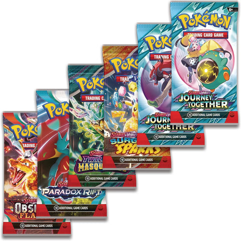 Pokémon TCG S&V Iono & Bellibolt ex Premium rinkinys 6 pakeliai (anglų k.)