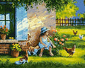 Tapyba Pagal Skaičius: „Kaimo draugai“ 40x50 cm