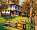 Tapyba Pagal Skaičius: „Poilsis kaime“ 40x50 cm