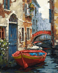 Tapyba Pagal Skaičius: „Venecijos kanalas“ 40x50 cm