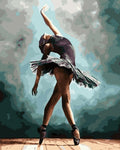 Tapyba Pagal Skaičius: „Grakšti balerina“ 40x50 cm