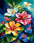 Tapyba Pagal Skaičius: „Gėlių palaima“ 40x50 cm
