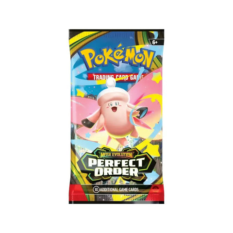 Pokemon Mega Evolution Perfect Order booster – retos TCG kortos (EN)