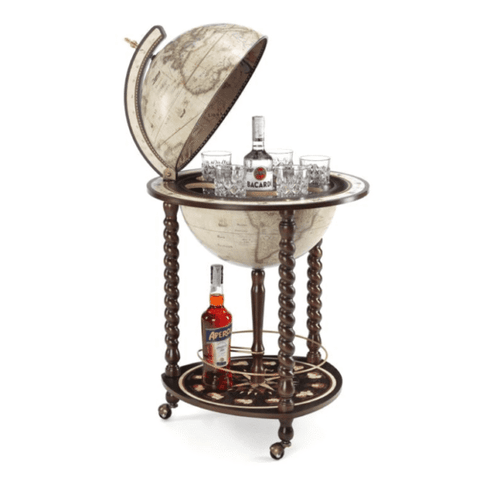 Prabangus gaublys‑baras Explora Old White, 40 cm – rankų darbo Italija