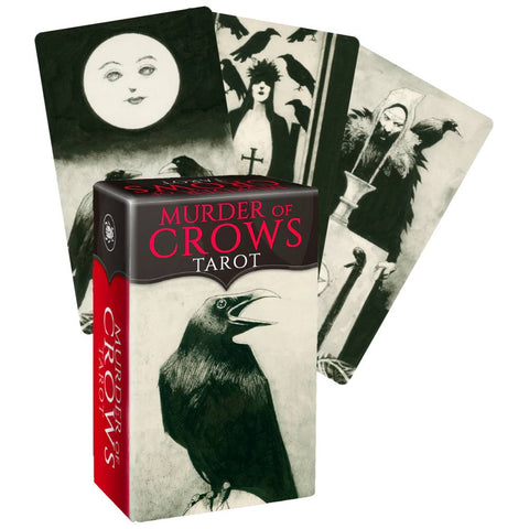 Murder of Crows Mini taro kortos – Lo Scarabeo, 78 kortų, kelioninė versija