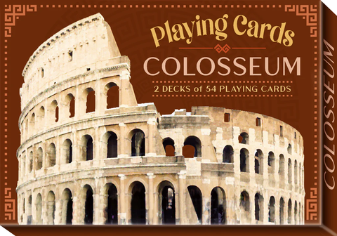 Colosseum Žaidimo kortos Dvi Kaladės Lo Scarabeo