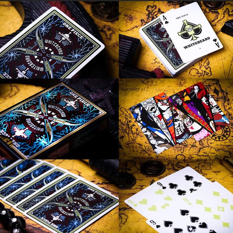 One Piece Whitebeard pokerio kortos – kolekcininkams, licencijuotos