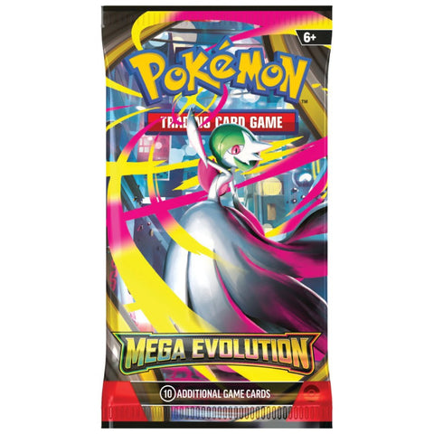 Pokemon TCG Mega Evolution stiprintuvas – 10 kortų pakelis (EN)
