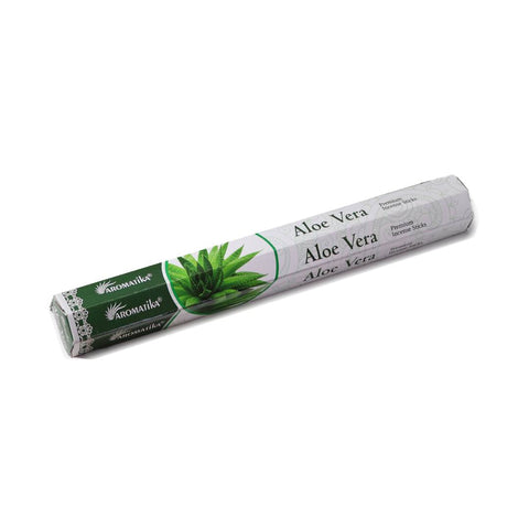 Aloe Vera natūralūs smilkalai lazdelėmis – rankų darbo, be anglies, 20 g