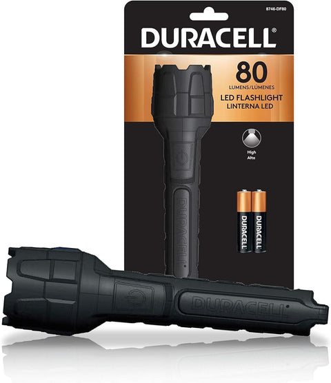 Duracell guminis LED prožektorius 80 lm, atsparus smūgiams