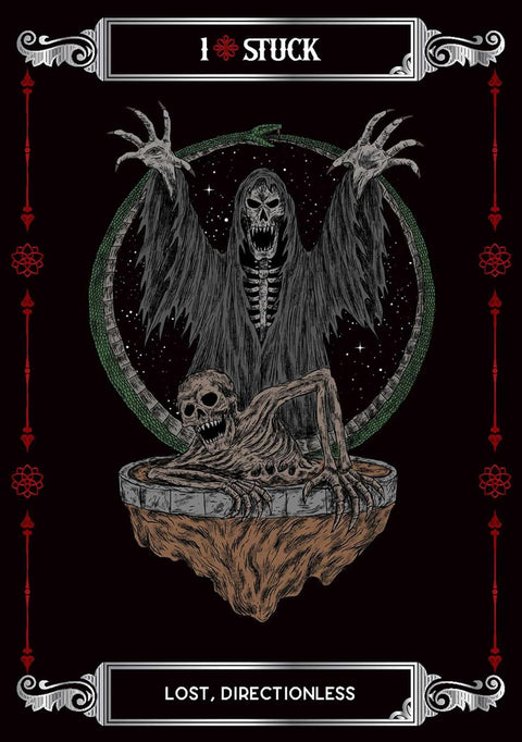 Shadow of Darkness orakulinės kortos Rockpool – šešėlių darbui, 44