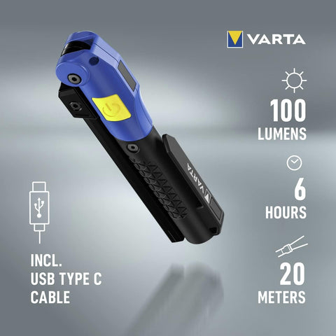 Varta Work Flex F20R įkraunamas daugiafunkcis LED darbo žibintas