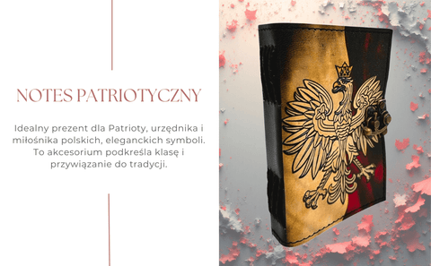 Odinis užrašų sąsiuvinis „Lenkijos erelis“ patriotams, 200 psl.