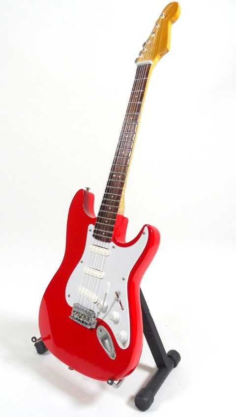 Mini gitara Dire Straits Mark Knopfler, rankų darbo, mahagonas, kolekcinė dovana