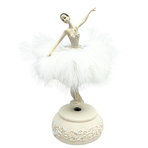 Muzikinė dėžutė „Gulbių ežeras“ su besisukančia balerina, 23,5 cm
