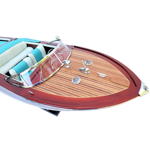 Prabangus 87 cm medinis Riva Aquarama katerio modelis