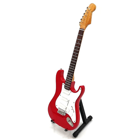 Mini gitara Dire Straits Mark Knopfler, rankų darbo, mahagonas, kolekcinė dovana