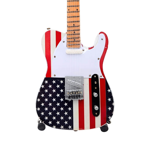 Rankų darbo mahagoninė mini gitara, Bruce Springsteen stilius 1:4