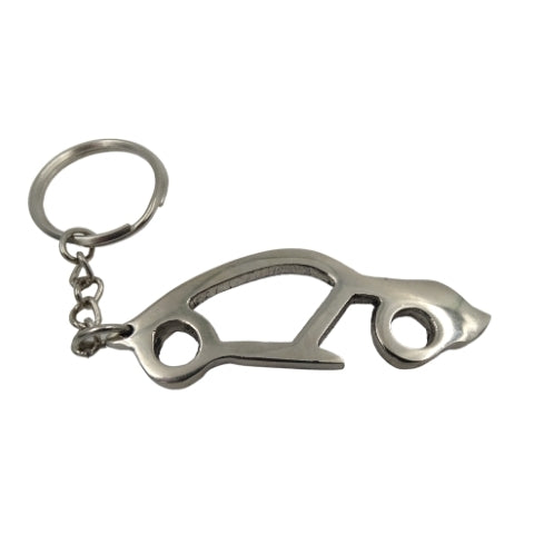 Metalinis raktų pakabukas-atidarytuvas automobilio formos, 12,5 cm