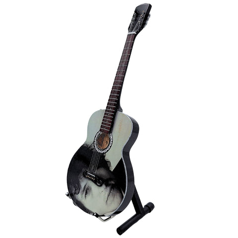 Bob Dylano įkvėpta miniatiūrinė gitara – mahagonas, kolekcinė dovana