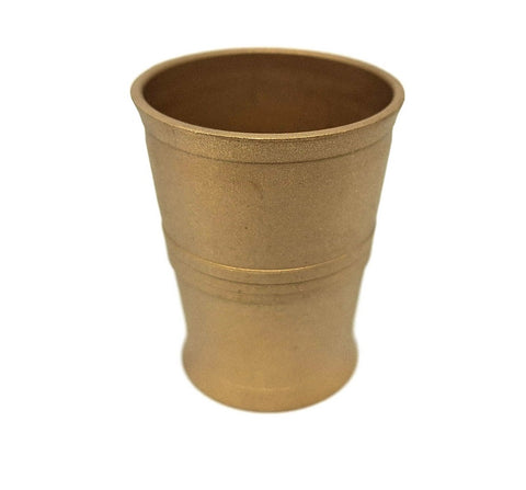 4 vnt. žalvarinės matinės degtinės taurelės, 50 ml – dovanai, kelionėms